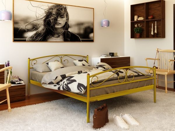 

Кровать Верона 2 Метакам Золото 160х190