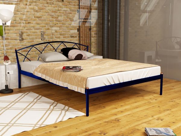 

Кровать Жасмин Элеганс 1 Метакам Синий 80х200