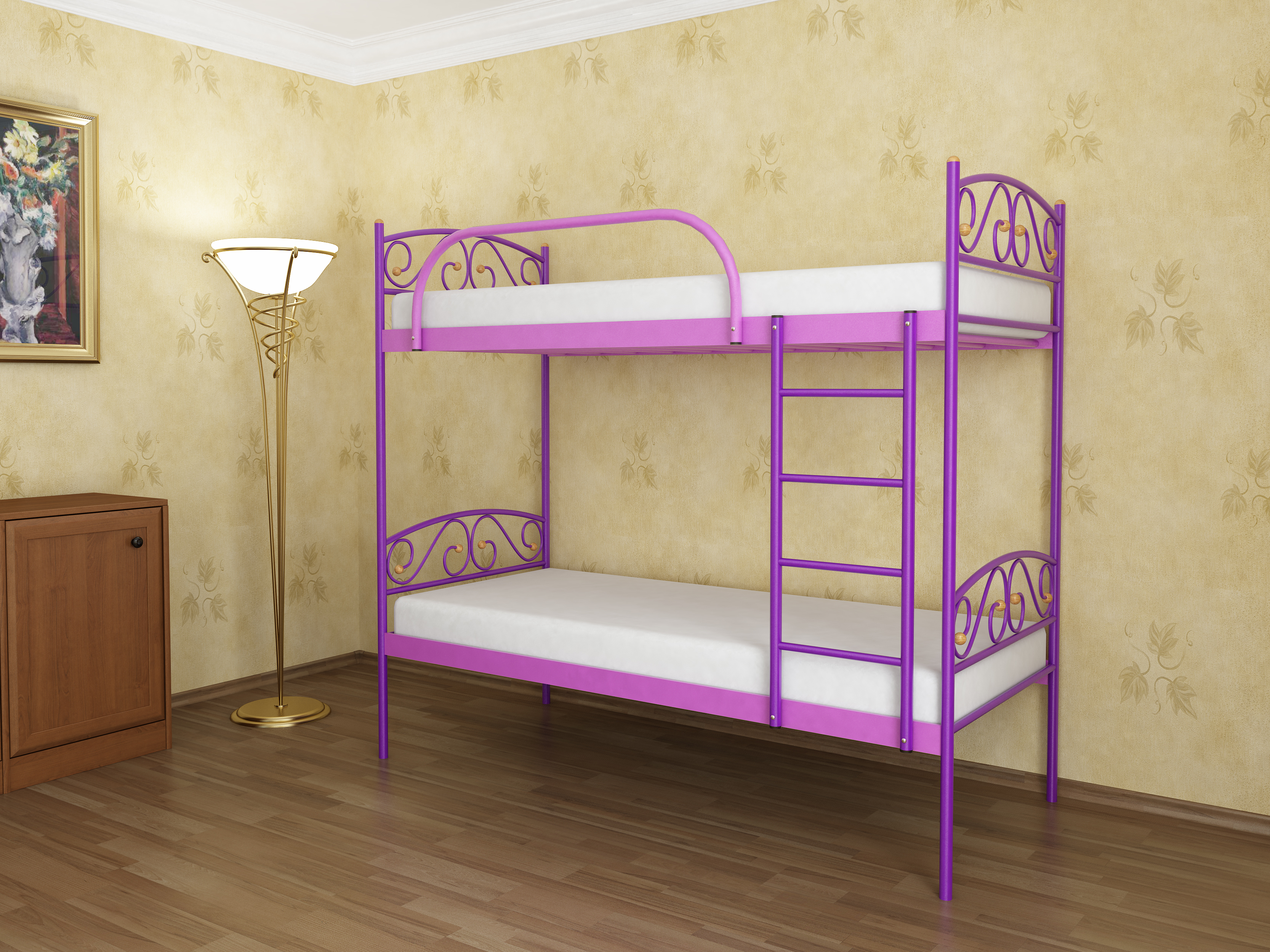 

Кровать VERONA Duo Метакам Фиолетовый 90х190