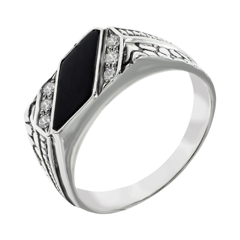 

Кольцо мужское Diamant К1077с 21.5