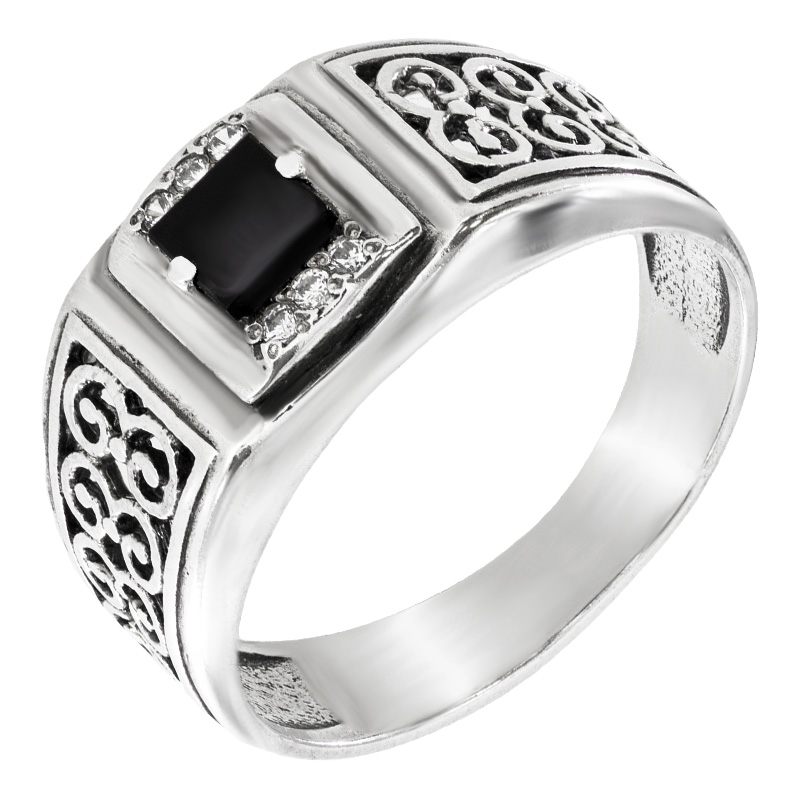

Кольцо мужское Diamant К1062с 19.0