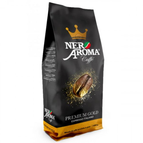 Купить Кофе зерновой Nero Aroma Premium Gold 1 кг – ROZETKA. Выгодная ...