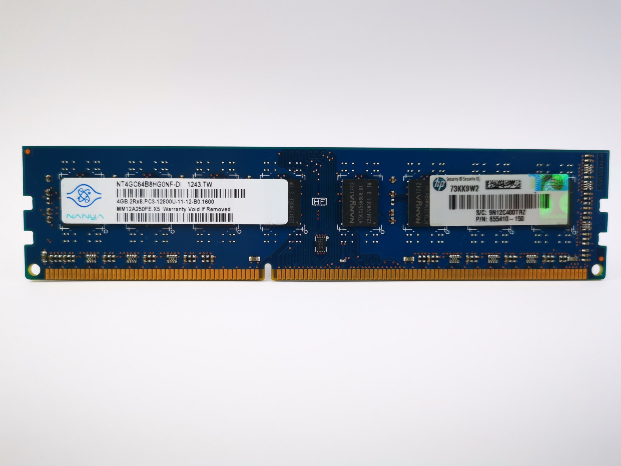 Оперативная память Nanya DDR3 4Gb 1600MHz PC3-12800U (NT4GC64B8HG0NF-DI ...