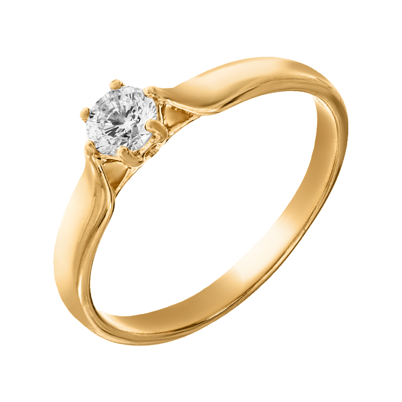

Кольцо помолвочное Diamant к3007 16.0