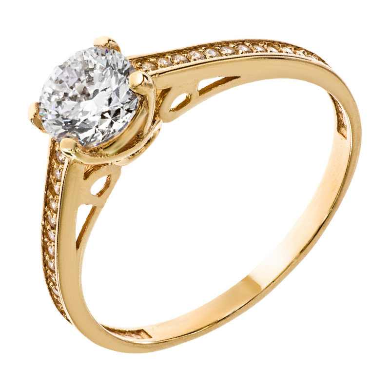 

Кольцо помолвочное Diamant к2610 19.5