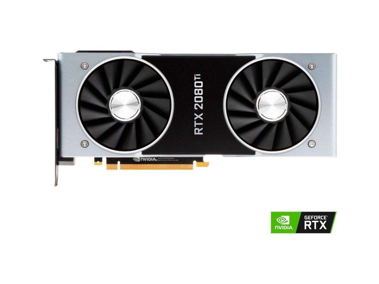 Видеокарта RTX 2080 Ti 11GB Nvidia FOUNDERS EDITION GDDR6 (352bit ...