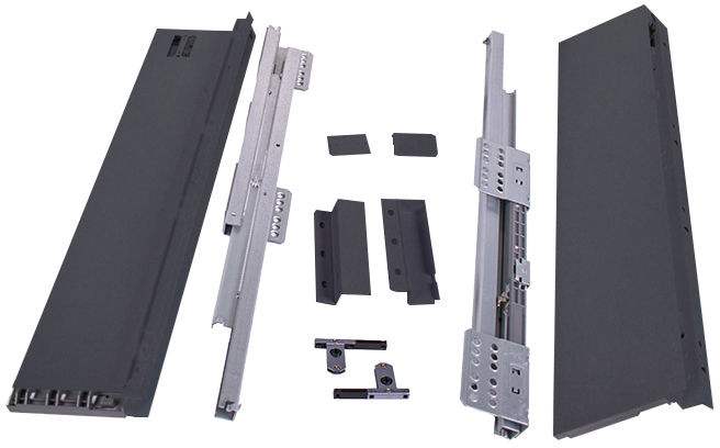 

Тандембокс DC Slim L-300 мм Н=86 мм под плиту 18 мм Графит