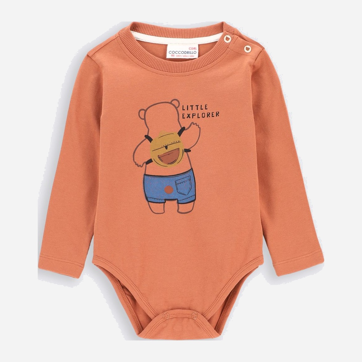 Детское боди для новорожденных мальчиков Coccodrillo Traveler Newborn ...
