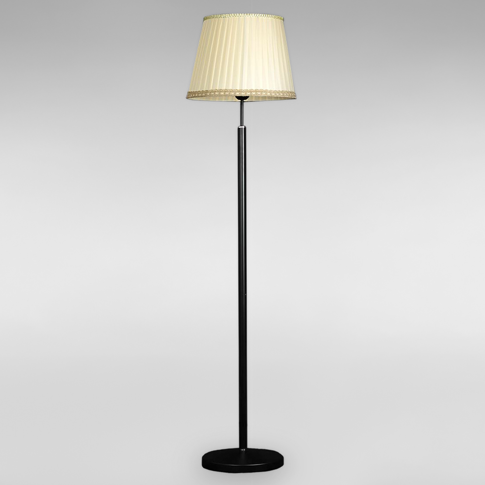 Светильник напольный Торшер с абажуром SWT-18410/BASE+SHADE BK H1450 ...