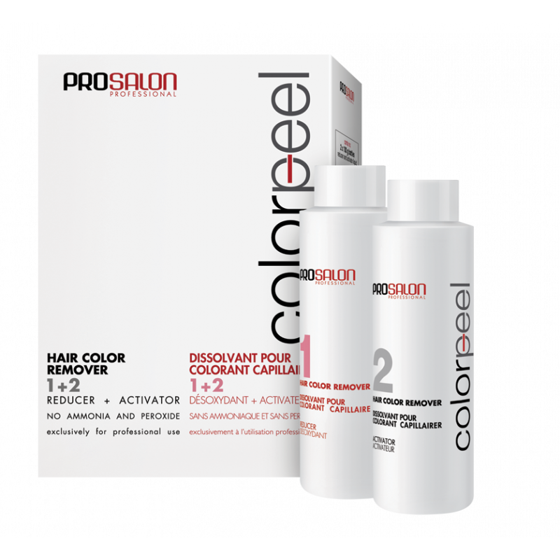 Змивка фарби з волосся 2*100 мл, Prosalon Color Peel Hair Remover от ...