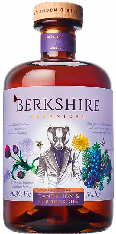 Джин Berkshire Botanical Dandelion & Burdock Gin 0.5 л 40.3% ...