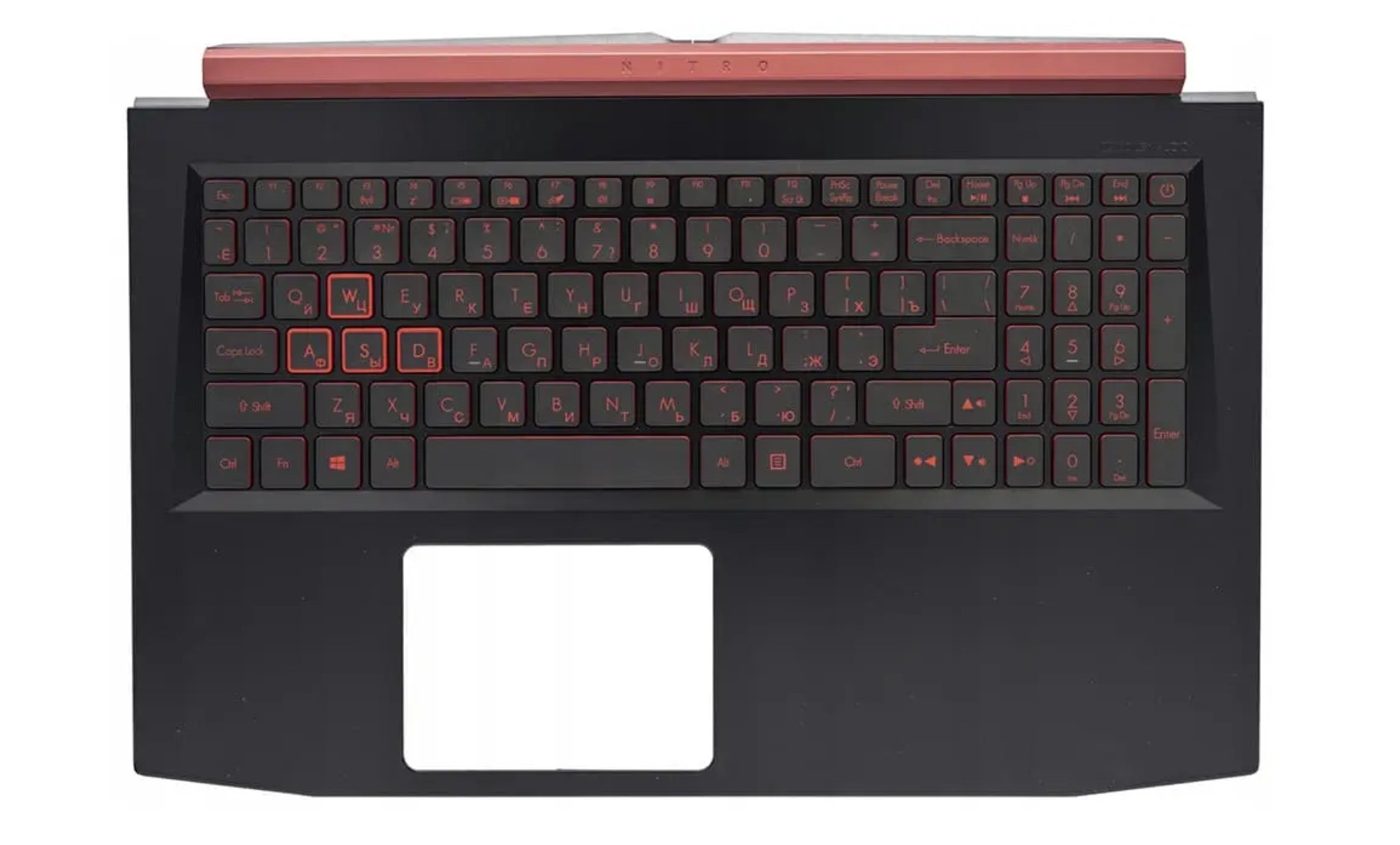 Топкейс ноутбука / верхня панель і клавіатура для ноутбука Acer Nitro 5 ...