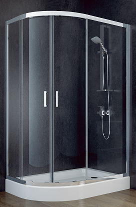 

Кабіна душова Besco Modern 100x80 права прозора без піддону (MA-100-80-M)