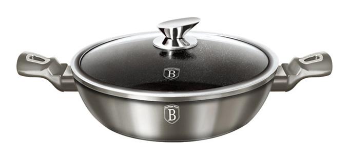 

Сотейник Berlinger Haus Carbon Ø28см со стеклянной крышкой, мраморное покрытие (PSG_BH-1241N)