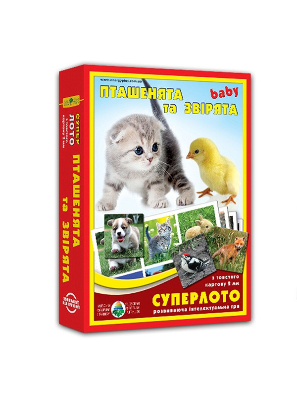 

Супер ЛОТО "Птенцы и зверята" 81985 Энергия Плюс