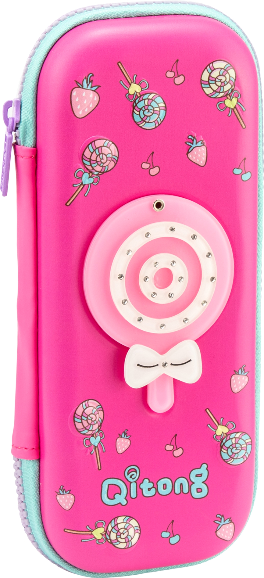 

Пенал со скрытым зеркалом Cool For School 1 отделение Красный (QT-5779-Rose Red)