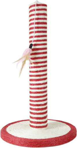

Дряпка (когтеточка) AnimAll GLP 19001 столбик 30х30х47 см Red White