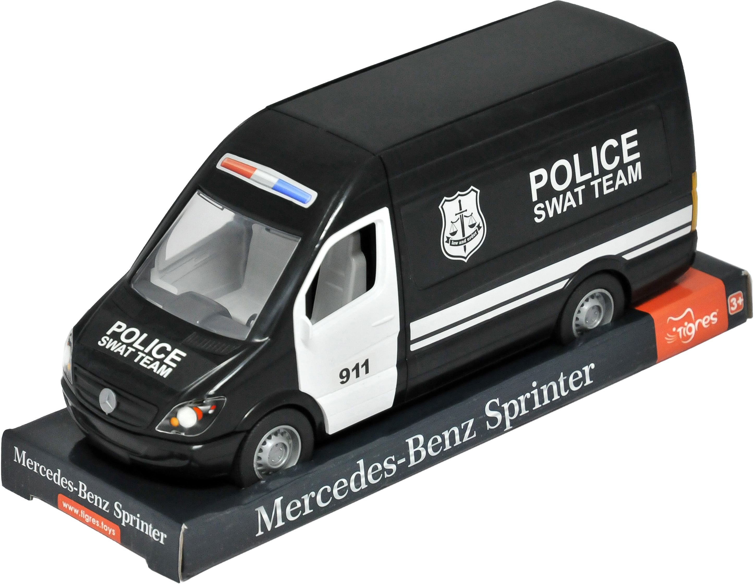 

Автомобиль Tigres Mercedes-Benz Sprinter грузовой Черный (39721)
