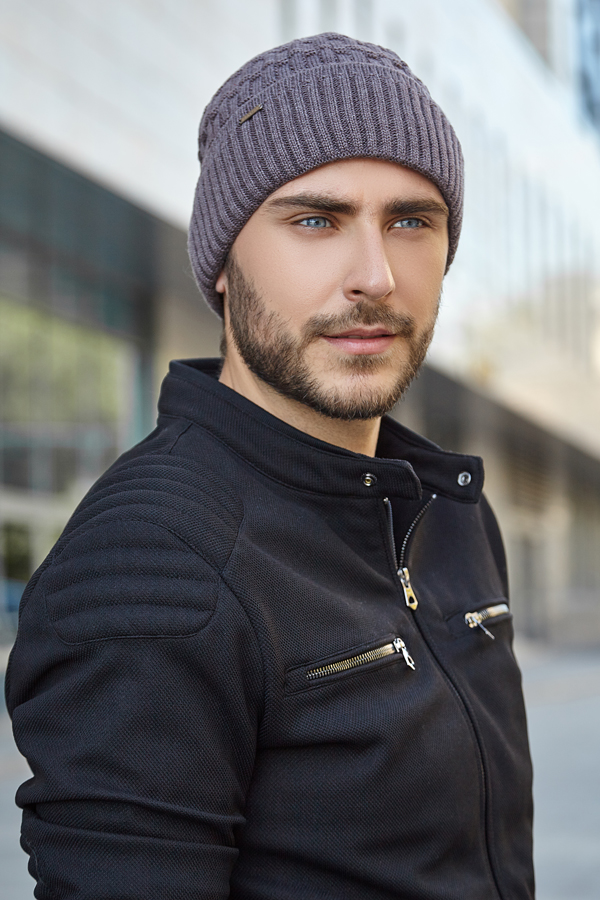 

Мужская шапка «Сильвер» Braxton 25153005 56-59 см темный кофе 4922