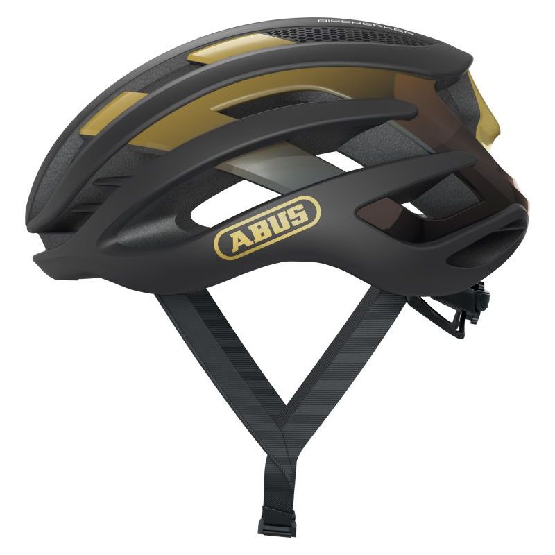 

Шлем велосипедный ABUS AIRBREAKER M 52-58 Black Gold 868306