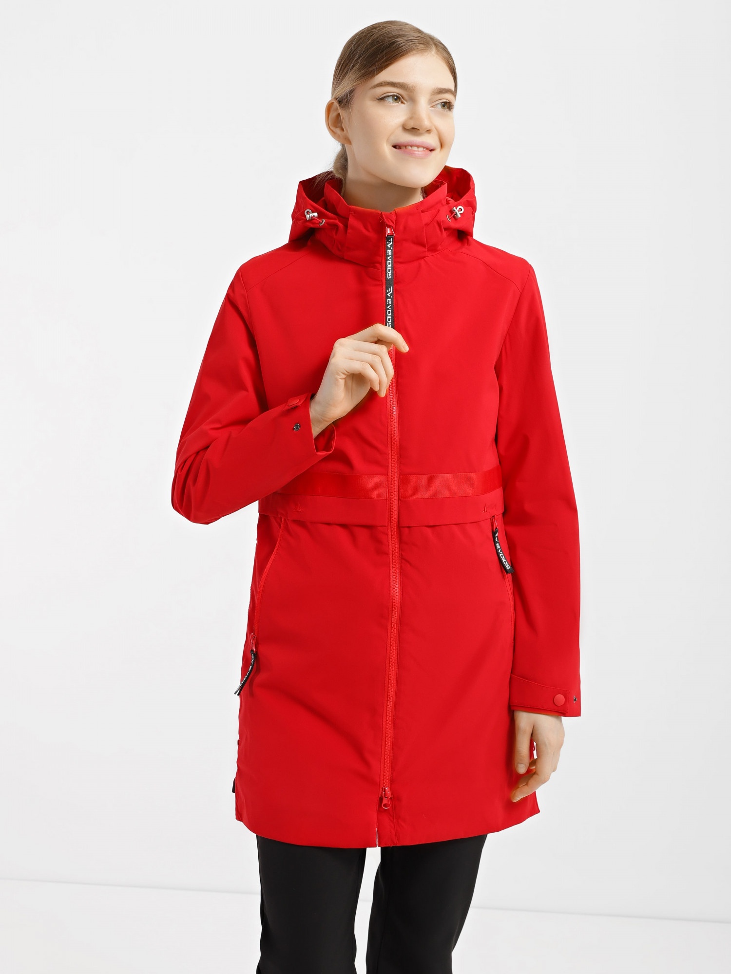 Акція на Куртка зимова жіноча Evoids 622604-650 44 Червона від Rozetka