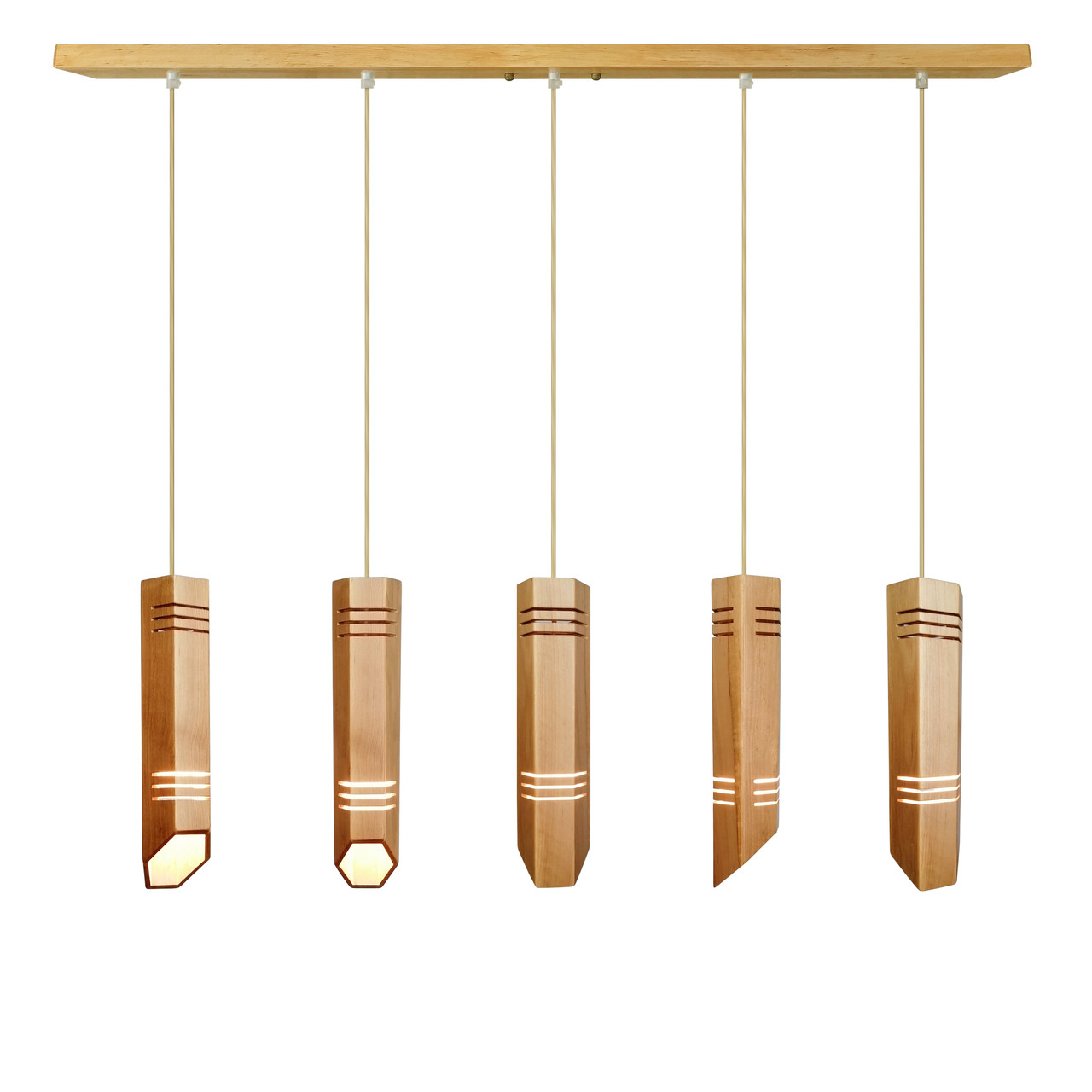 

Люстра подвесная из дерева в стиле Арт-деко 100см LIZA-5 - S Е27 LS0000508