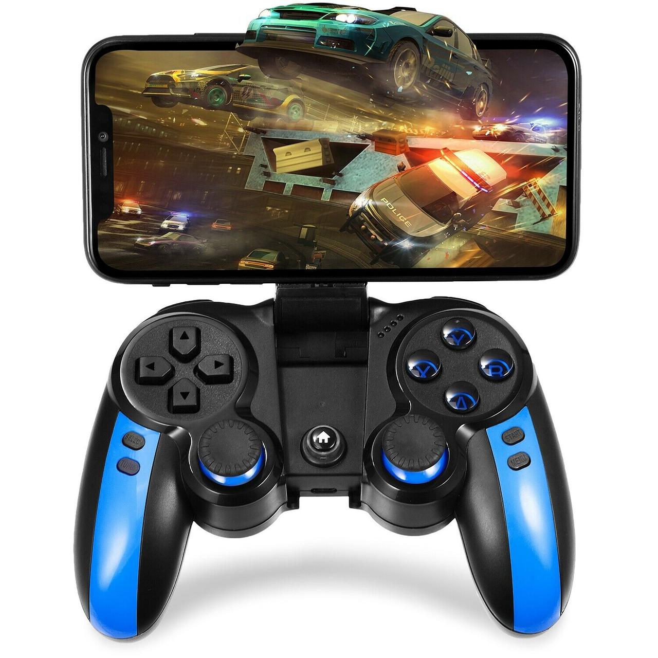 

Беспроводной джойстик геймпад iPega PG-9090 для Android, Windows 7/8/10,iOS и Smart TV Черный с синим