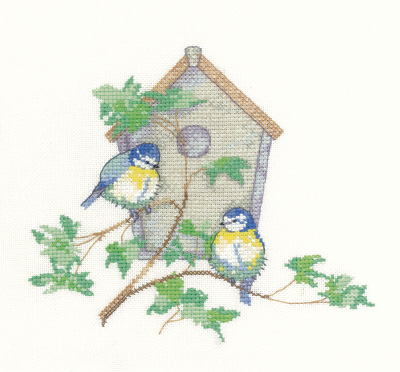 

Набір для вишивання хрестиком "Шпаківня//Nesting Box" Heritage Crafts H1007