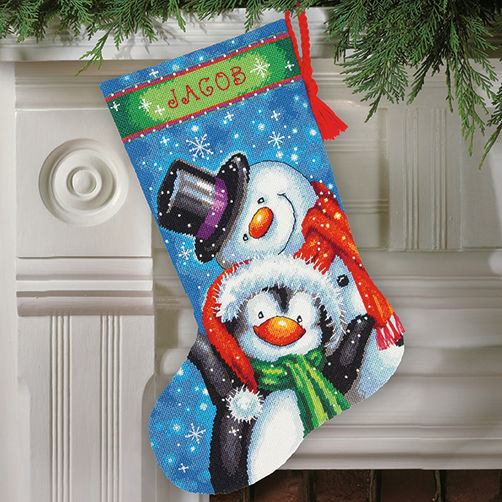 

Набір для вишивання гобеленом "Полярна парочка//Polar Pals Stocking" DIMENSIONS 71-09153