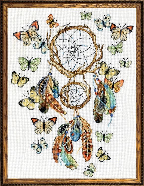 

Набір для вишивання хрестиком "Butterfly Dreams//Мрії метеликів" Design Works dw2937