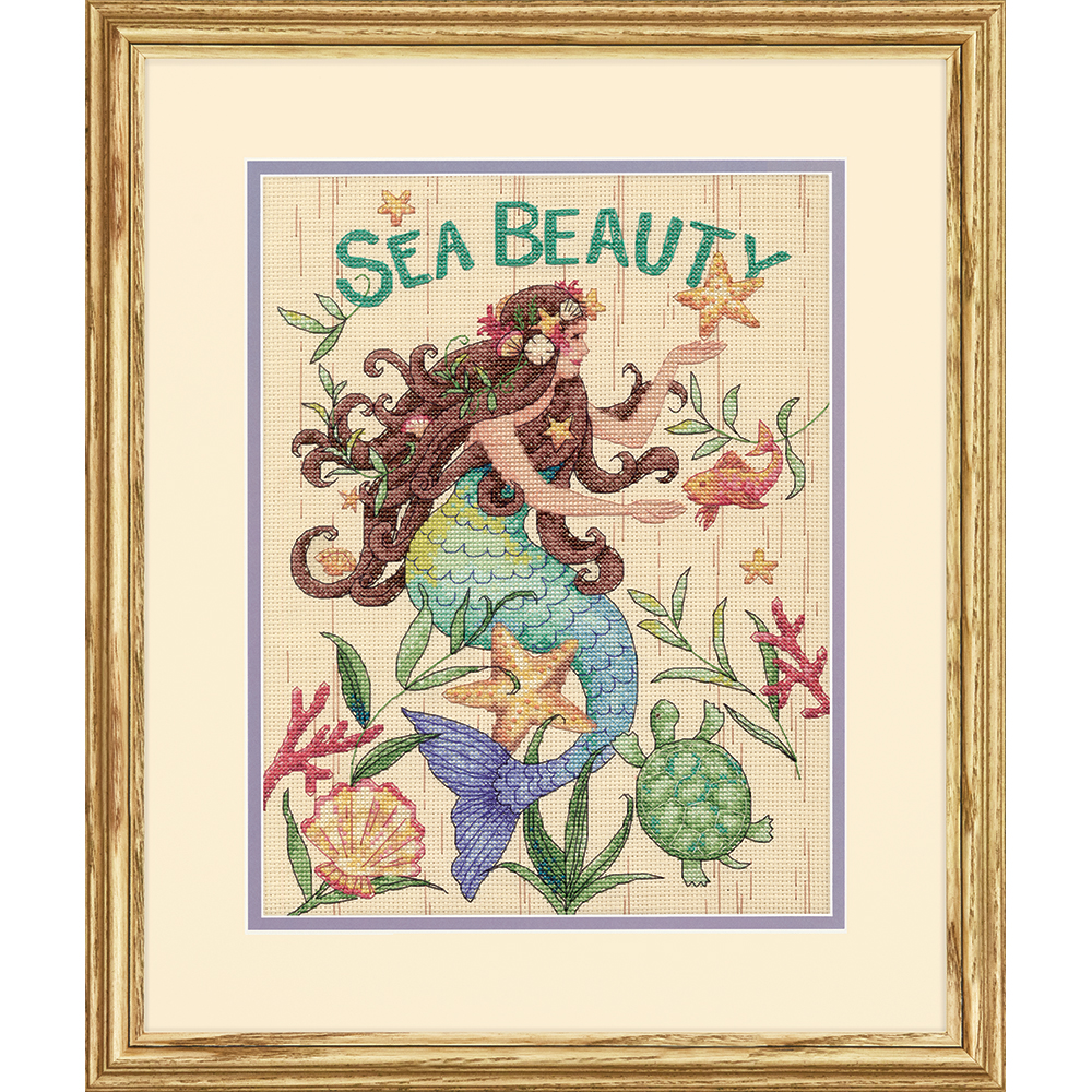 

Набір для вишивання хрестиком "Морська краса//Sea Beauty" DIMENSIONS 70-35376