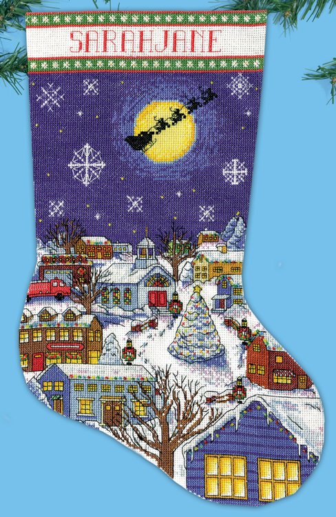 

Набір для вишивання хрестиком "Christmas Eve//Напередодні Різдва" Design Works dw5197