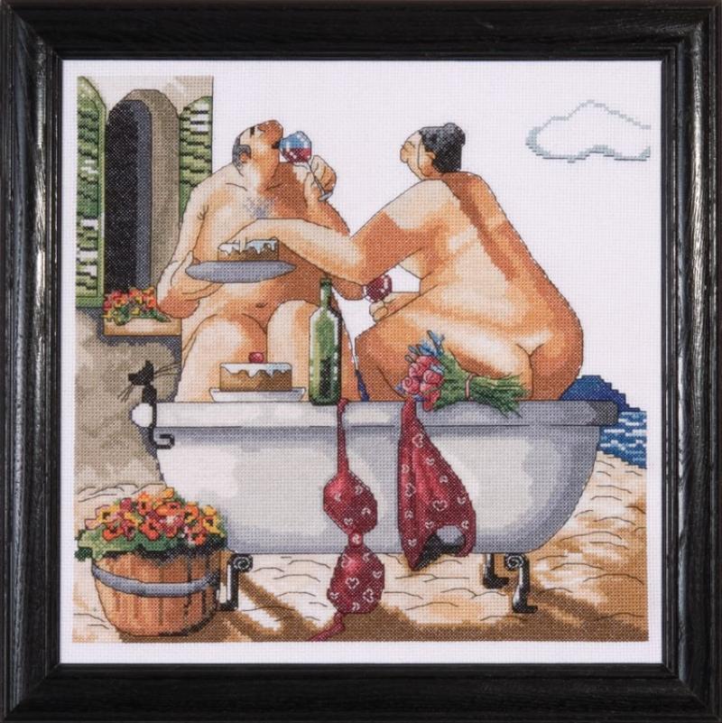 

Набір для вишивання хрестиком "Bathing Beauties//Купання красунь" Design Works dw2736