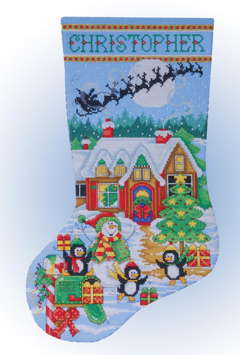 

Набір для вишивання хрестиком "Penguin Party//Вечерірка пінгвінів" Design Works dw5972