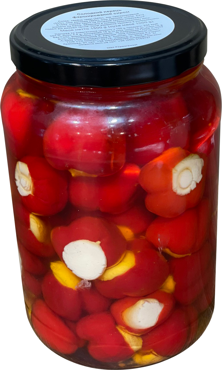 Перец Kasemacher сладкий фаршированный сыром 1.5 кг (9003454081206 ...
