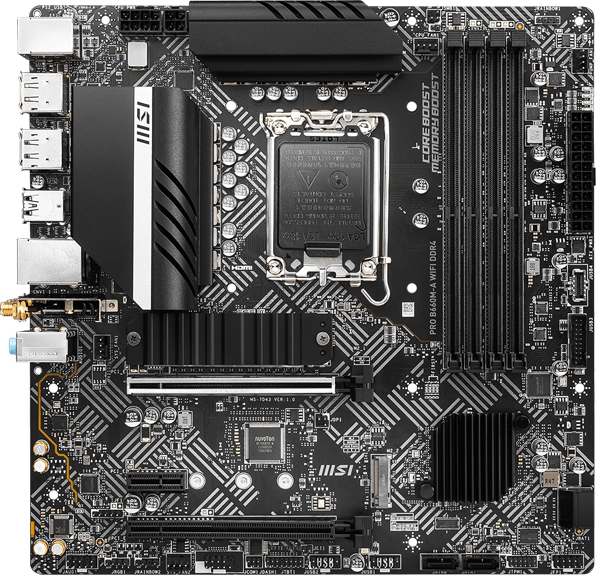 Материнская плата MSI PRO B660M-A Wi-Fi DDR4 (s1700, Intel B660, PCI ...
