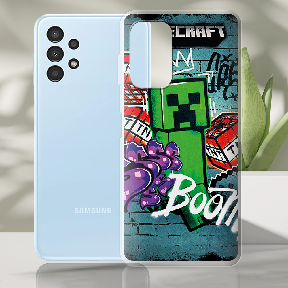 Чехол BoxFace Samsung Galaxy A32 5G (A326) Minecraft Graffiti Прозорий  силікон (44333-up2542-44333) – фото, отзывы, характеристики в  интернет-магазине ROZETKA от продавца: Caseonmee | Купить в Украине: Киеве,  Харькове, Днепре, Одессе, Запорожье, Львове