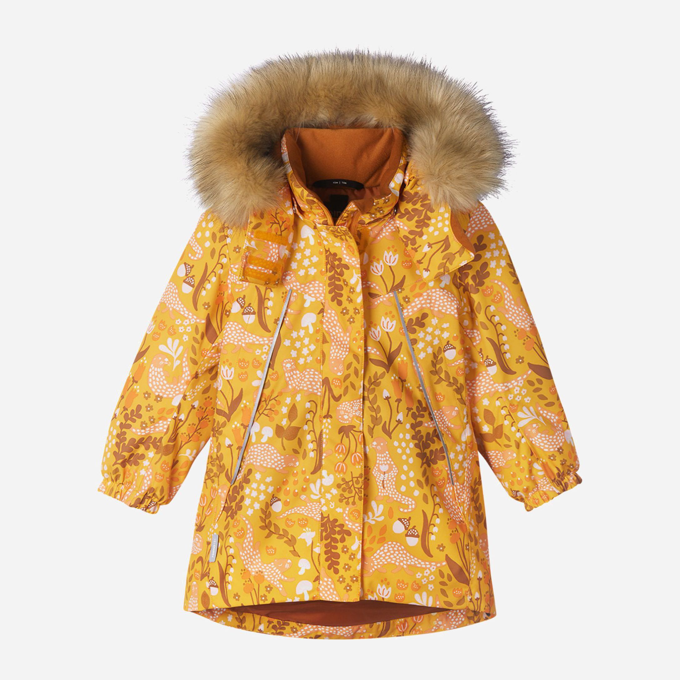 Акція на Дитяча зимова термо куртка для дівчинки Reima Muhvi 521642-2406 92 см від Rozetka