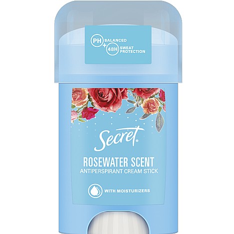 Кремовый антиперспирант Secret "Rosewater Scent" с ароматом розовой ...