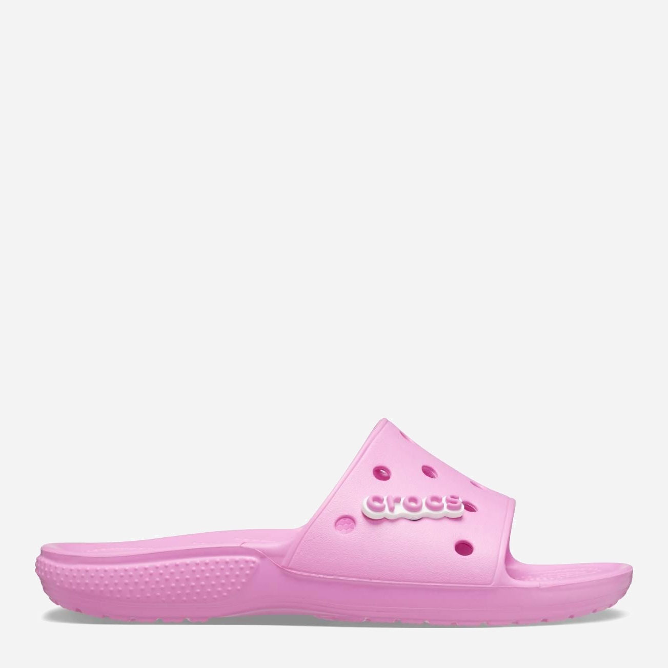 Акція на Жіночі шльопанці для пляжу Crocs Classic slide 206121-6SW 41-42  26 см Taffy Pink від Rozetka