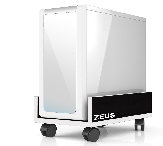 

Подставка под системный блок ZEUS Comp черный/белый