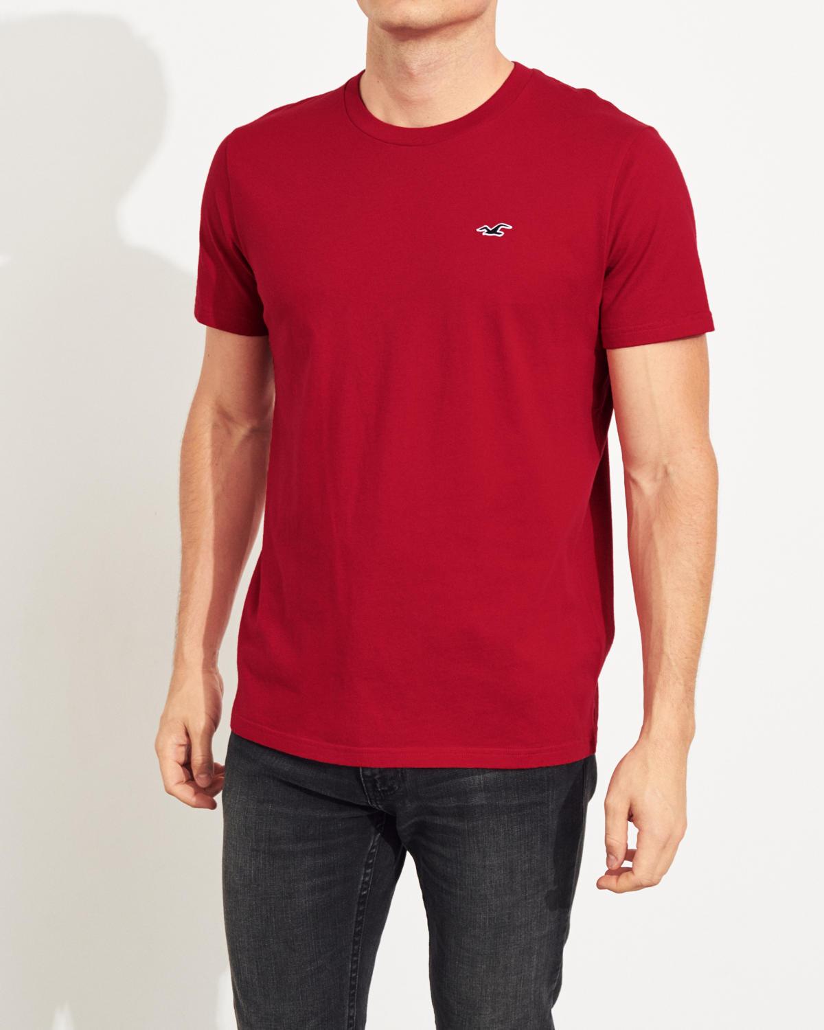 

Красная футболка - мужская футболка Hollister HC7934M XL Красный
