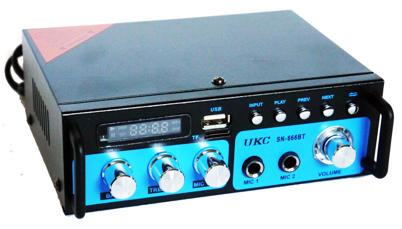 

Усилитель Звука UKC SN-666BT - Bluetooth + Караоке + Пульт