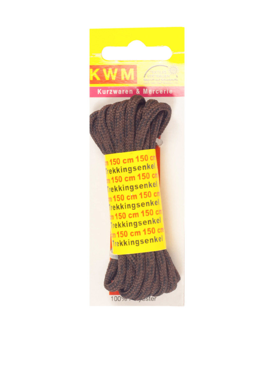 

Шнурки 150 см KWM коричневый-черный