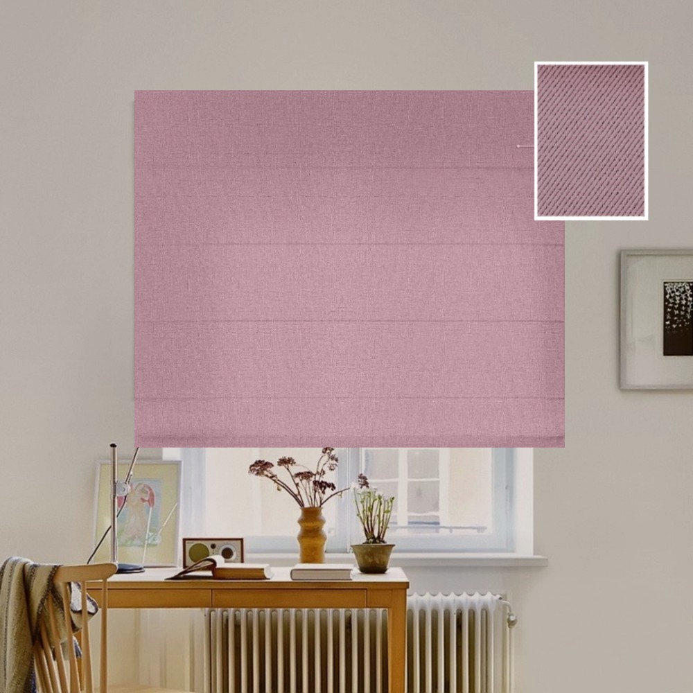 

Римская штора система Classic InHt Блэкаут Perfect 12 Пудра 170х160 см