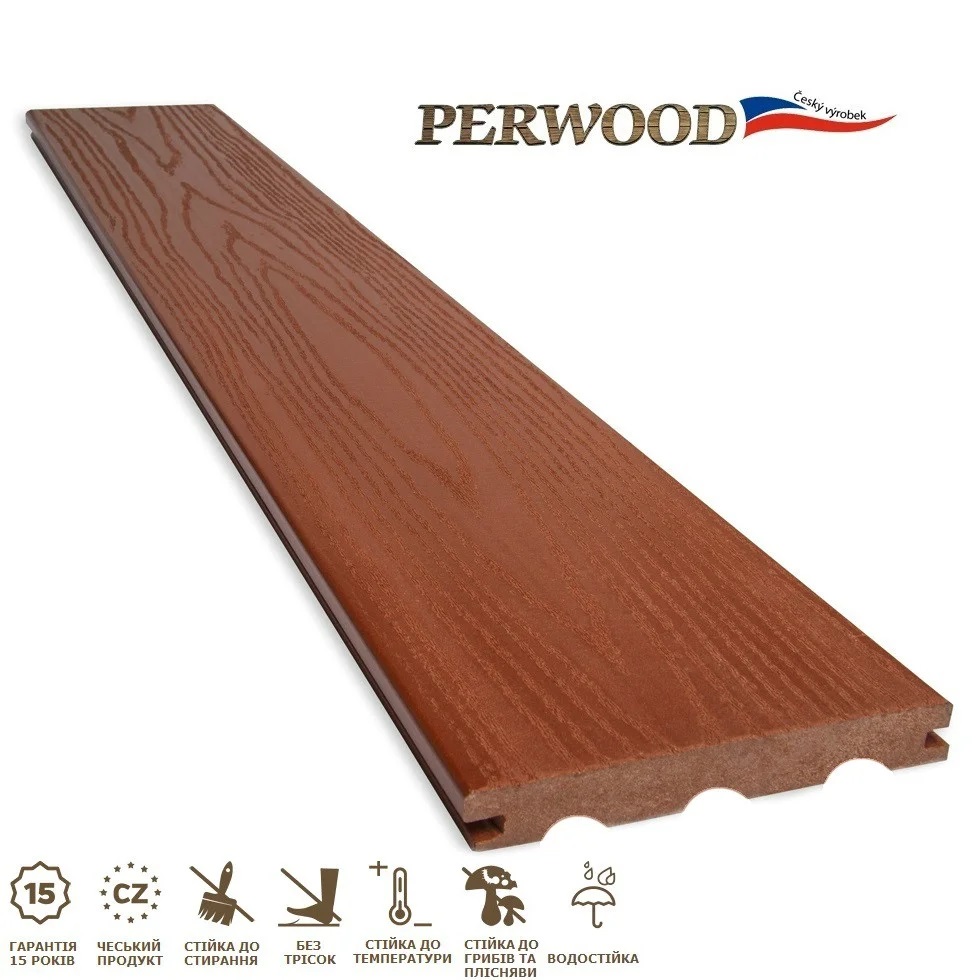 

Террасная доска Perwood Grand Massive Кирпич 161х21х4000 мм (400062)