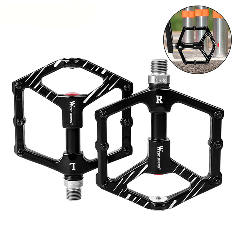 

Педали велосипедные West Biking 0802073 AL-99 Black алюминиевые с магнитом 2 шт