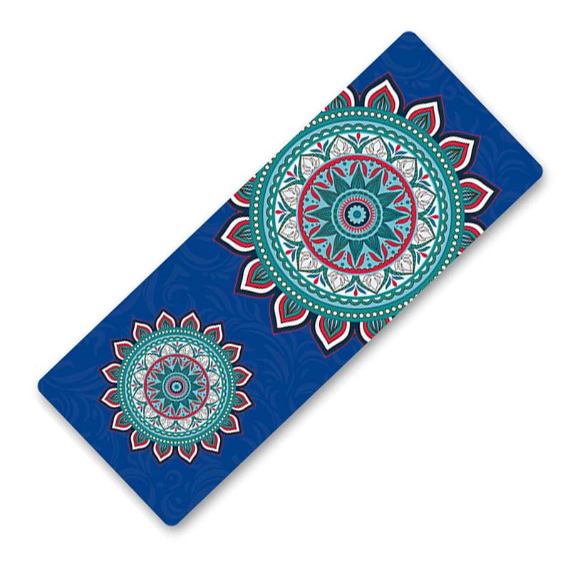 

Коврик для фитнеса и йоги Dingming YZS-16 TPE 1830*660*6mm Гибискус Blue