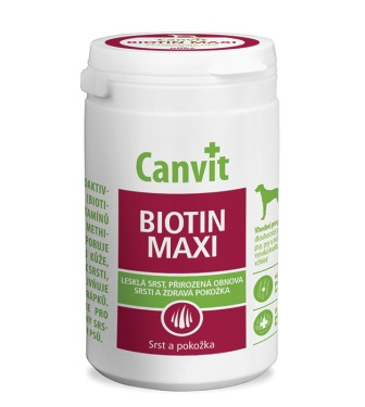 

Витаминно-минеральная добавка Canvit BIOTIN MAXI для собак, весом более 25 кг, 500 гр