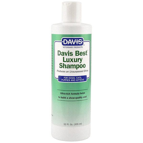 

Шампунь Davis Best Luxury Shampoo для блеска шерсти у собак и котов, 0,355 л